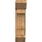 Ekena Millwork Balboa Slat Rough Sawn Bracket w/ Offset Brace, Western Red Cedar, 8"W x 20"D x 32"H BKT0806X20X32BOA06RWR - alternate 4